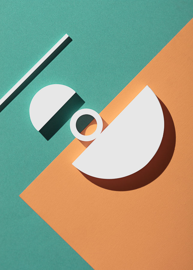 Geométricos Verde y Naranja