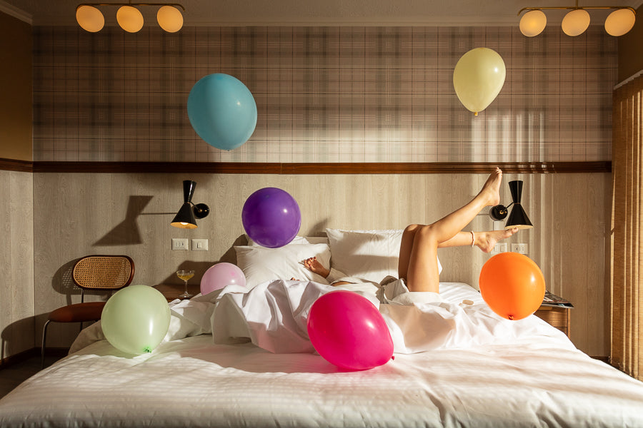 Globos en Cama